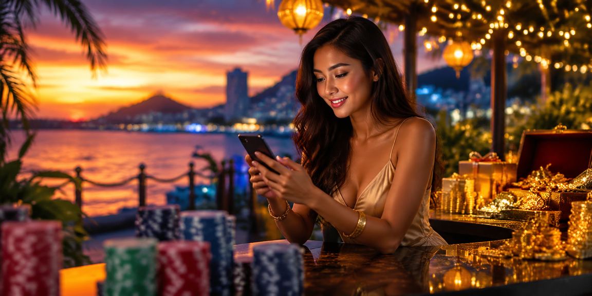 Pemain Kota Kinabalu mengakses kasino mudah alih mbi918 dari telefon pintar